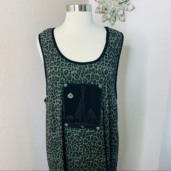 Nina Piccalino Vintage Animal Print Giraffe Print - Picture 6 of 16